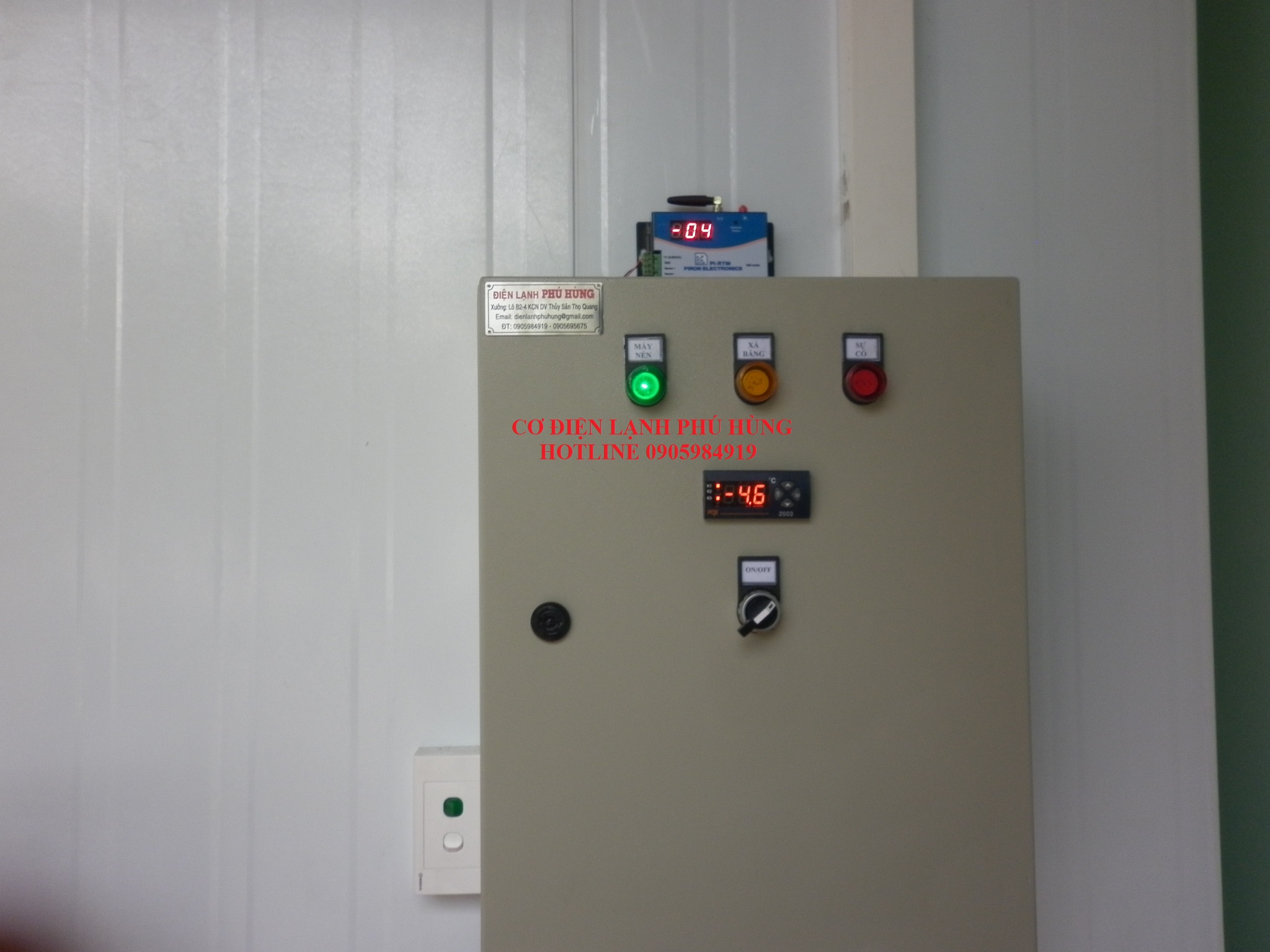TTủ điện điều khiển kho lạnh Đà Nẵngh